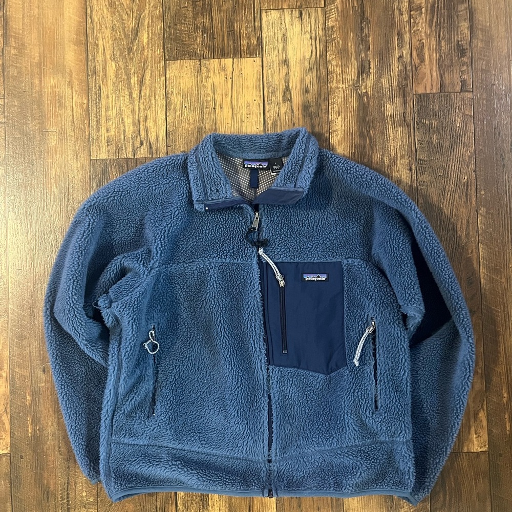 Patagonia Men's Blue Fleece Jacket